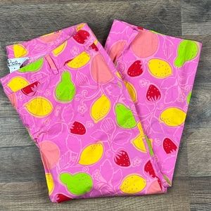Lilly Pulitzer Fruit Print Capri